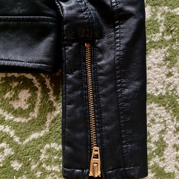 BlankNYC Hooded Faux Leather Moto Jacket - Picture 6 of 6